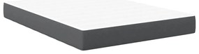 vidaXL Στρώμα Κρεβατιού με στρώμα Γκρι 140 x 200 cm ύφασμα