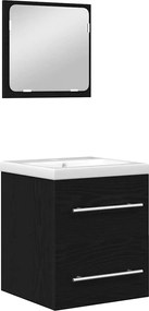 vidaXL Σετ Επίπλων Μπάνιου 2 pcs Artisan Oak Επεξεργασμένο ξύλο