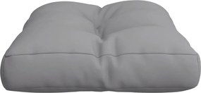 vidaXL Μαξιλάρι Παλέτας Γκρι 60 x 40 x 12 εκ. Υφασμάτινο