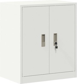 vidaXL Ντουλάπι αποθήκευσης 2 τμχ. Λευκό 60 x 40 x 175 εκ Ατσάλι