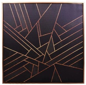 Κάδρο FL043 Fylliana σε Black Theme 60x60εκ.