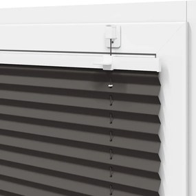 Πλισέ περσίδα Μαύρο 105x200 cm Πλάτος υφάσματος 104,4 cm - Μαύρο