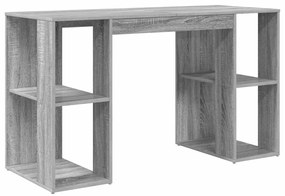 vidaXL Γραφείο Γκρίζο Σονομα 130 x 50.5 x 75 εκ Επεξεργασμένο ξύλο