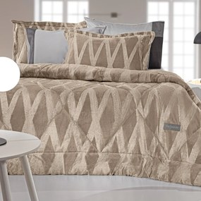 Κουβερτοπάπλωμα King Size (260x240) Guy Laroche Zadic Camel