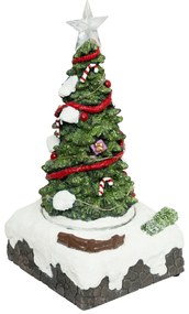 Χριστουγεννιάτικο Δεντράκι Με Led - Μουσική - Κίνηση (12.5x12.5x24.5) F-R 208930