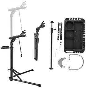 VEVOR Bike Repair Stand 85 lb Adjustable Bicycle Maintenance Rack with Tool Tray