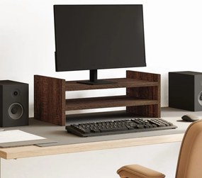 vidaXL Βάση Οθόνης Καφέ Δρυς 50x27x20 εκ. από Επεξεργασμένο Ξύλο