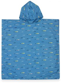 Παιδικό Πόντσο (65x65) Nef-Nef Homeware Fish Team Blue