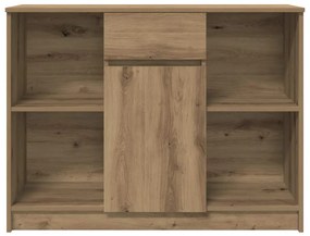 Συρταριέρα με Συρτάρια Τεχνίτης Δρυς 101x35x76 εκ. Επεξ. Ξύλο - Καφέ