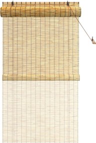 vidaXL Ρόλερ (στόρι) Φυσικό 120 x 220 cm Καλάμι