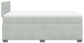 ΚΡΕΒΑΤΙ BOXSPRING ΜΕ ΣΤΡΩΜΑ ΑΝΟΙΧΤΟ ΓΚΡΙ 120X190 ΕΚ. ΒΕΛΟΥΔΙΝΟ 3288570