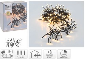 1152 LED Φωτάκια - 8.5 Μέτρα - Χρονοδιακόπτης - Extra Θερμό Λευκό
