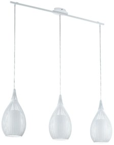 Φωτιστικό Οροφής Razoni 94388 White Eglo Metal, Glass