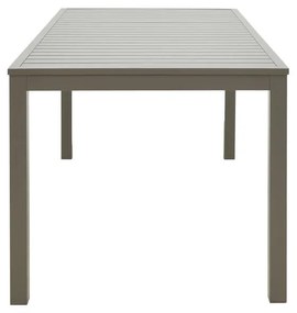 Τραπέζι κήπου Kliton Αλουμίνιο Σαμπανιζέ 150x80x74εκ. 150x80x74 εκ.