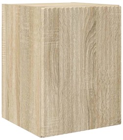 vidaXL Σετ επίπλου τηλεόρασης 4 pcs Δρύς Sonoma Επεξεργασμένο ξύλο