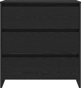 vidaXL Μπουφές Μαύρης Δρυός 70x41x75 εκ. από Τεχνητό Ξύλο