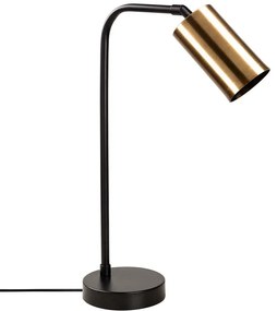 Φωτιστικό Επιτραπέζιο Emek 584TTM1721 25x17x52cm E27 40W Black-Gold Opviq
