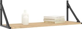 vidaXL Ράφια Τοίχου 2 τεμ. Sonoma Δρυς 80x25x25,5 εκ. από Τεχνητό Ξύλο