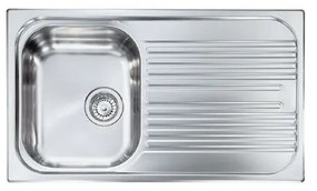 Sanitec Stainless Steel Sinks 10693 Ανοξείδωτος Νεροχύτης 45cm