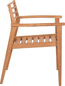 ΠΟΛΥΘΡΟΝΑ MOOSEN HM9936 ΜΑΣΙΦ ΞΥΛΟ TEAK ΣΕ ΦΥΣΙΚΟ 59x60x78,5Υ