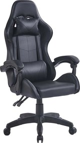 BF7850 Gaming Πολυθρόνα Γραφείου Διευθυντή Pu Μαύρο   1τμχ