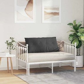 vidaXL Μαξιλάρι Πλάτης Σκούρο Γκρι 100 x 50 x 19 cm