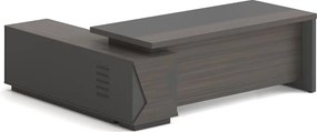 VIP Γραφείο Δεξιά Γωνία, Απόχρωση Grey Walnut   1τμχ