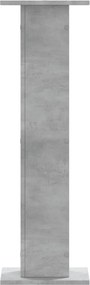 vidaXL Βάσεις Φυτών 2 τεμ. Γκρι Σκυρ. 30x30x95 εκ. Επεξεργασμένο Ξύλο
