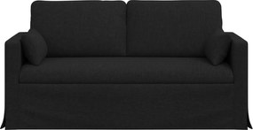 vidaXL Καναπές Μαύρο 158 x 78 x 80 εκ ύφασμα