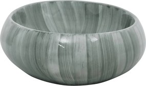 vidaXL Νιπτήρας Οβάλ Πράσινος 59 x 40 x 15 εκ. Κεραμικός