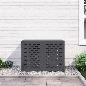 vidaXL Κάλυμμα κλιματιστικού Ανθρακί 100 x 50 x 70 cm Ατσάλι