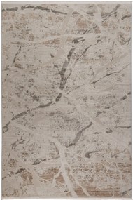 Χαλί Savoir PS39A Cream-Grey HB Βιοκαρπέτ 67Χ140cm