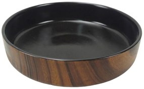 Φρουτιέρα (Φ25.5x7.5) Oriana Ferelli Black Walnut LT3713