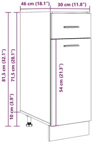 ΝΤΟΥΛΑΠΙ ΜΕ ΣΥΡΤΑΡΙ ΓΚΡΙ ΣΚΥΡΟΔΕΜΑΤΟΣ 30X46X81,5 ΕΚ ΕΠΕΞ. ΞΥΛΟ 856079