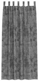 vidaXL Κουρτίνα με κουρτίνες 2 pcs Γκρι 225 x 140 εκ. Βελούδο