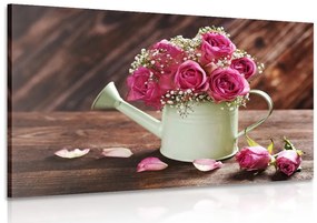 Εικόνα ενός τριαντάφυλλου σε μια κούπα - 90x60