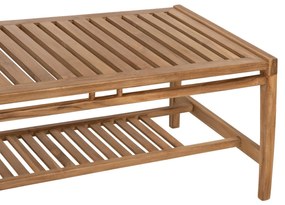 Σετ κήπου Σαλόνι DOVER 4 τεμ Ανακυκλωμένο TEAK Φυσικό με Λευκά Μαξιλάρια