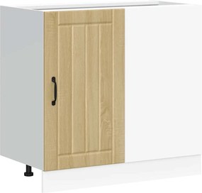 vidaXL Κάτω ντουλάπι κουζίνας "Lucca" Sonoma Oak Engineered Wood