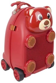 Παιδική Βαλίτσα Zoolittle Trolly Bear με Τουβλάκια