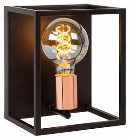 Φωτιστικό Επίτοιχο Lucide 08224-01-30 ARTHUR Μαύρο Ματ (Black Mat)|Χαλκός Ματ Χρώμα (Copper Coloured)