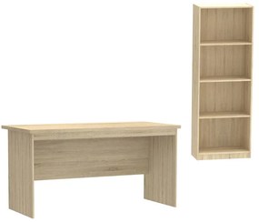 Intrahome Φοιτητικό πακέτο επίπλων γραφείου Payton-Presley Intrahome sonoma σετ 2 τμχ | SKU: INTRAPA-311111826