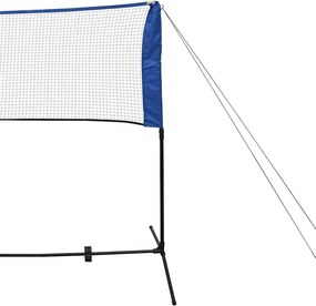 vidaXL Σετ Φιλέ Μπάντμιντον 500 x 155 εκ. με Μπαλάκια Μπάντμιντον