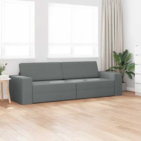 vidaXL Καναπέ-Κρεβάτι Σκούρο Γκρι 245 x 78 x 77 εκ. ύφασμα