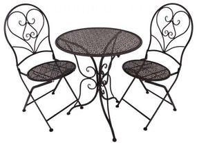 Σαλόνι Σετ 3Τμχ Byron 60x70cm(x1), 40x40x90cm(x2) Brown 278-00-001 Two Seater