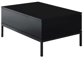 Τραπέζι Σαλονιού Lord 618BLY1222 90x60x40cm Black