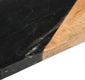 Πλατώ Σερβιρίσματος (15x30) S-D Black Marble 173702B