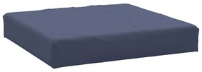 Μαξιλάρια Παλέτας 3 τεμ. Ναυτικό Μπλε από Ύφασμα Oxford - Μπλε