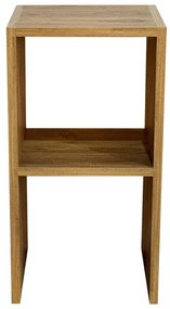 Βοηθητικό τραπέζι Leofric μελαμίνης oak 30x30x60εκ 30x30x60 εκ.