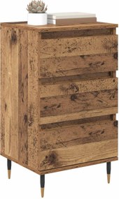 vidaXL Πλαϊνό γραφείο Παλαιό ξύλο 35 x 40 x 70 εκ. Επεξεργασμένο ξύλο