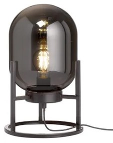 Επιτραπέζιο Φωτιστικό Regi Μαύρο-Smoke από Fischer Honsel-50130-Φιμέ/Smoke 50130